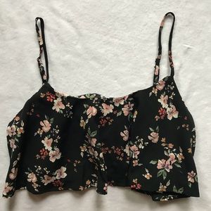 Floral crop top